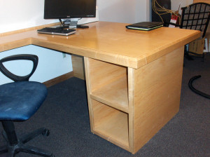 Custom Millwork Desk | Home Office | James Allen Builders